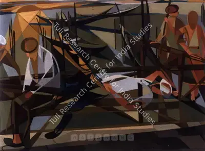 Jehangir Sabavala (Artist), Sundown, 1959, Painting
