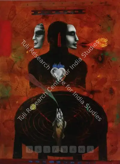 Baiju Parthan (Artist), Empathy II, 1997, Painting