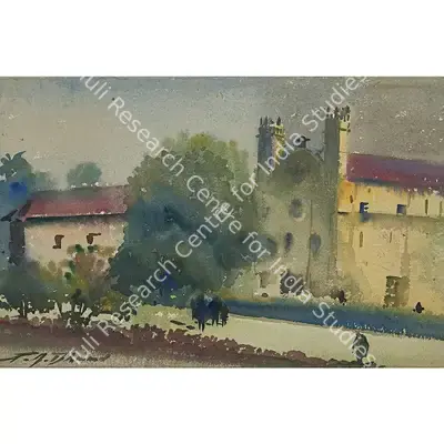 P.A. Dhond (Artist), Untitled, 1980, Painting