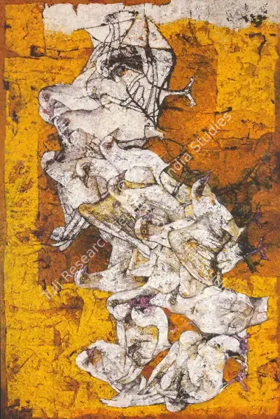 Jamil Naqsh (Artist), Untitled, Painting
