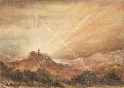 Sen, Bireshwar (Artist). Untitled, n.d. | Painting, Os.Del/27.02.19, 2019 · Osian's