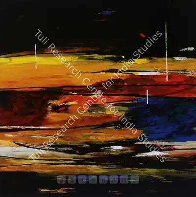 Sujata Bajaj (Artist), Genesis, 2005, Painting