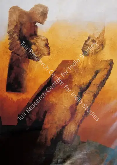 Khosa, K. (Artist). Vision or a Waking Dream?. Oil on canvas, 1984 | Painting | FineArts | 00599044