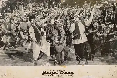 M.N. Malhotra (Cinematographer), Naya Daur, 1957, Lobby Card