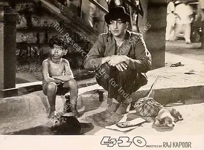 Radhu Karmakar (Cinematographer), Shree 420, 1955, Lobby Card