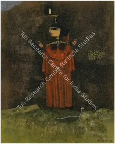 Ganesh Pyne (Artist), Untitled, 1971, Painting