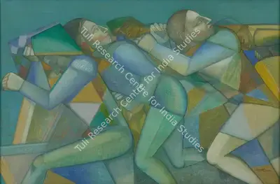 Neeraj Goswami (Artist), Marathon, 2005, Painting