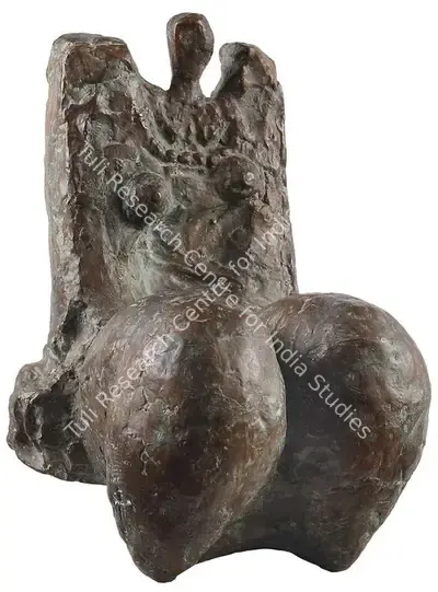 Prodosh Dasgupta (Artist), Queen Reclining, 1990, Sculpture