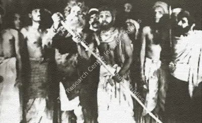 Unknown (Photographer). Bijon Bhattacharya on the stage of Nabanna. | Photographic Still | Photography | 00457523