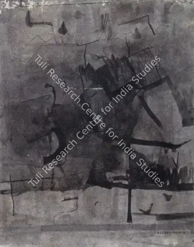 Nasreen Mohamedi (Artist), Untitled, 1969, Painting