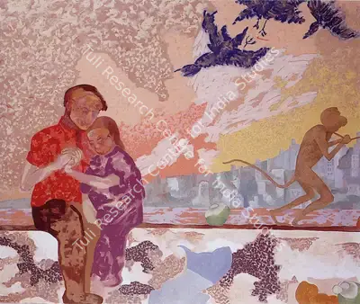 Gieve Patel (Artist), Marine Drive, 1995, Painting