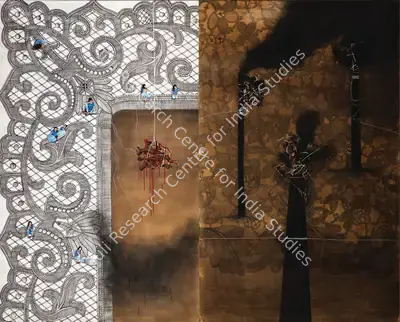 Hema Upadhyay (Artist), Untitled, 2007, Painting