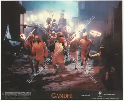 Ronnie Taylor (Cinematographer), Gandhi, 1982, Lobby Card