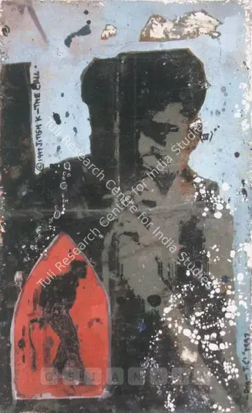 Jitish Kallat (Artist), The Fall, 1997, Painting