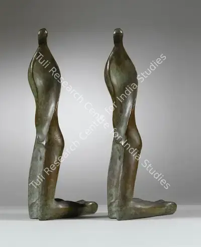 Prodosh Dasgupta (Artist), Twins, 1973, Sculpture