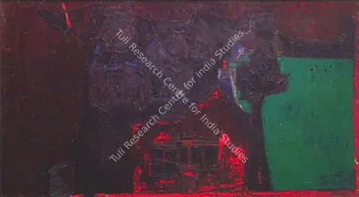 S.H. Raza (Artist), Landscape, 1953, Painting
