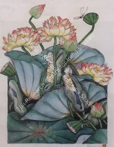 A. Ramachandran (Artist), Mansarover, 1997, Painting