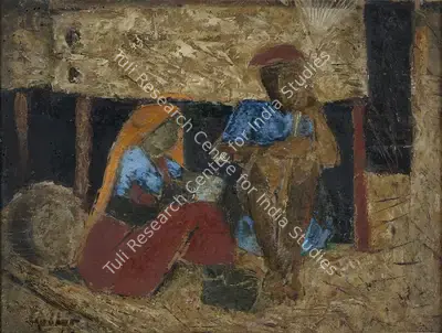 K.K. Hebbar (Artist), Untitled, 1960, Painting