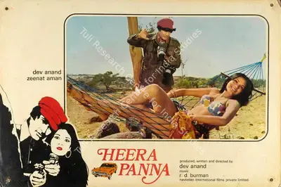 Dev Anand (Producer), Heera Panna, 1973, Lobby Card