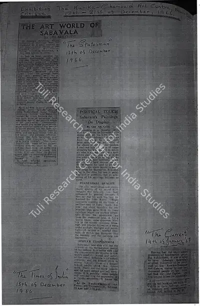 Poetical touch, 1966, Newspaper Clipping