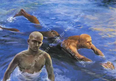 Anupam Sud (Artist), Midstream 3, 1993, Painting