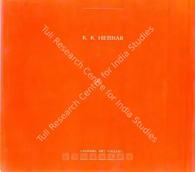 K.K. Hebbar (Artist), K. K. Hebbar, 1993, Solo Exhibition Catalogue
