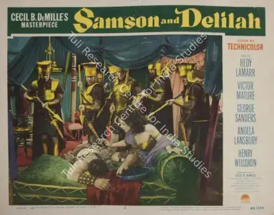 Cecil B. DeMille (Director), Samson and Delilah, 1949, Lobby card