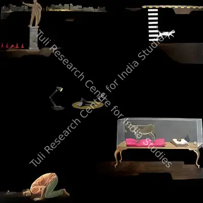 Manjunath Kamath (Artist), Evidence, 2007, Painting