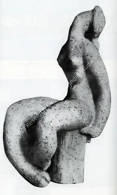 Chintamoni Kar (Artist), Parl Figure, 1949, Sculpture