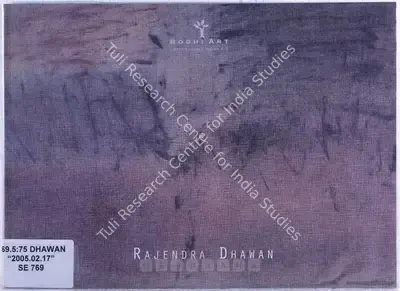 Rajendra Dhawan (Artist), Sadhana, 2005, Solo Exhibition Catalogue