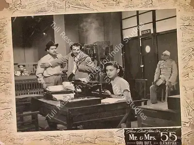 V.K. Murthy (Cinematographer), Mr And Mrs 55, 1955, Lobby Card