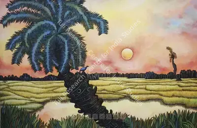 Prokash Karmakar (Artist), Landscape, 1998, Painting