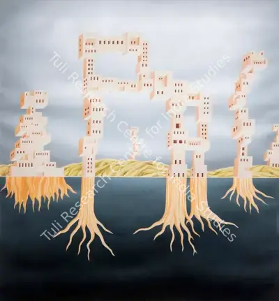 Gigi Scaria (Artist), Roots of Disobedience, 2016, Painting