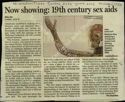 Alok Jha (Reporter), Now showing, 2007, Newspaper Clipping
