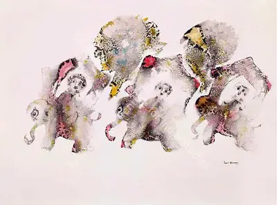 Sakti Burman (Artist), Untitled, 1975, Painting