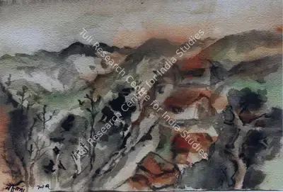 B.B. Mukherjee (Artist), Mussorie 1, Painting