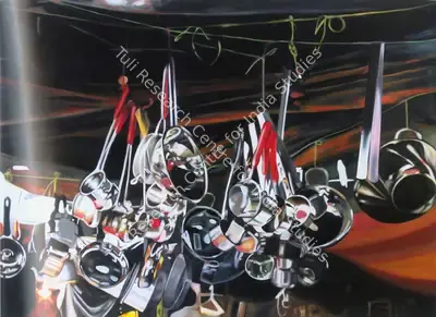 Gupta, Subodh (Artist). Untitled - Pots And Pans, 2004 | Painting, So.Lon/17.10.08, 2008 · Sotheby's
