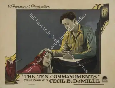 Cecil B. DeMille (Director), The Ten Commandments, 1923, Lobby card