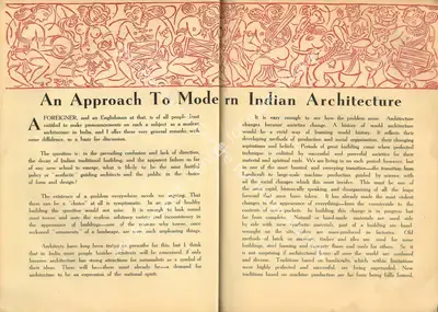 Andrew Boyd (Essayist), An Approach to Modern Indian Architecture, 1949, Essay