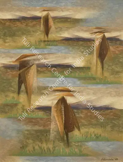 Sabavala, Jehangir (Artist). And the Paddy was not Yet Long, 1968 | Painting, So.NeY/26.03.26, 2026 · Sotheby's