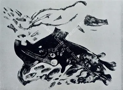 Jeram Patel (Artist), Untitled, 1974, Drawing