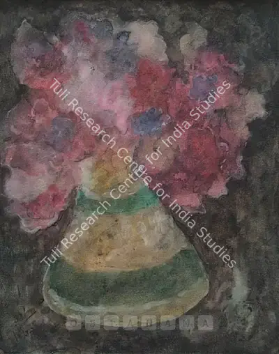 Rabindranath Tagore (Artist), Untitled, 1939, Painting