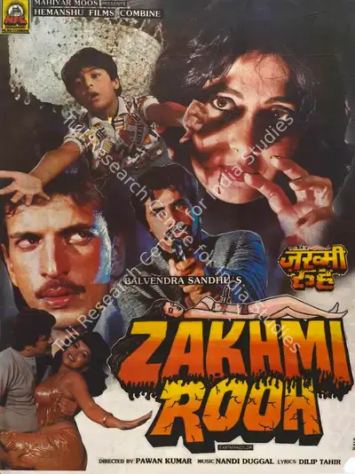 Balvinder Sandhu (Producer), Zakhmi Rooh, 1993, Full Sheet Poster