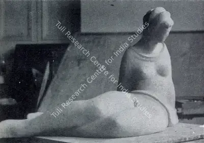 Chintamoni Kar (Artist), Park Figure, 1957, Sculpture