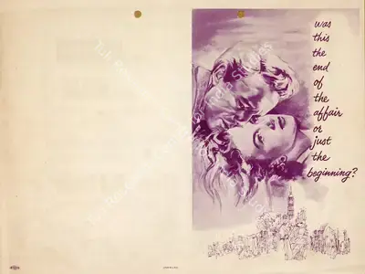 Edward Dmytryk (Director), The End Of The Affair, 1955, Handbill