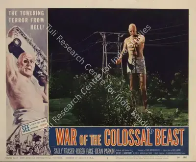 Jack A. Marta (Cinematographer), War of the Colossal Beast, 1958, Lobby Card