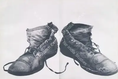 Unknown (Photographer), Shoes of Chaplin's Tramp Figure, Contemporary Photograph