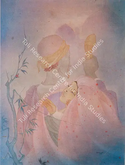 Soren Sen (Artist), Towards The Taj, 1933, Painting