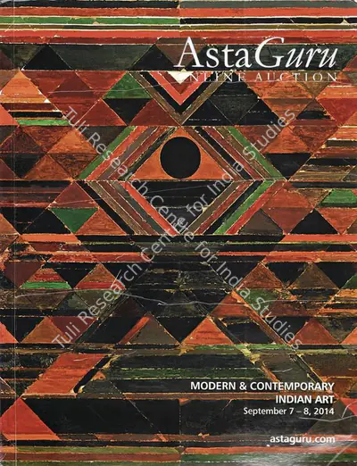 Asta Guru (Auction House), Modern & Contemporary Indian Art, 2014, Auction Catalogue