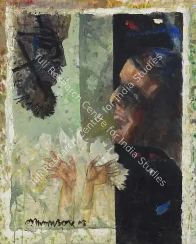 Ray, Shyamal Dutta (Artist). Untitled, 2005 | Painting, Sa.Onl/11.12.25, 2025 · Saffronart